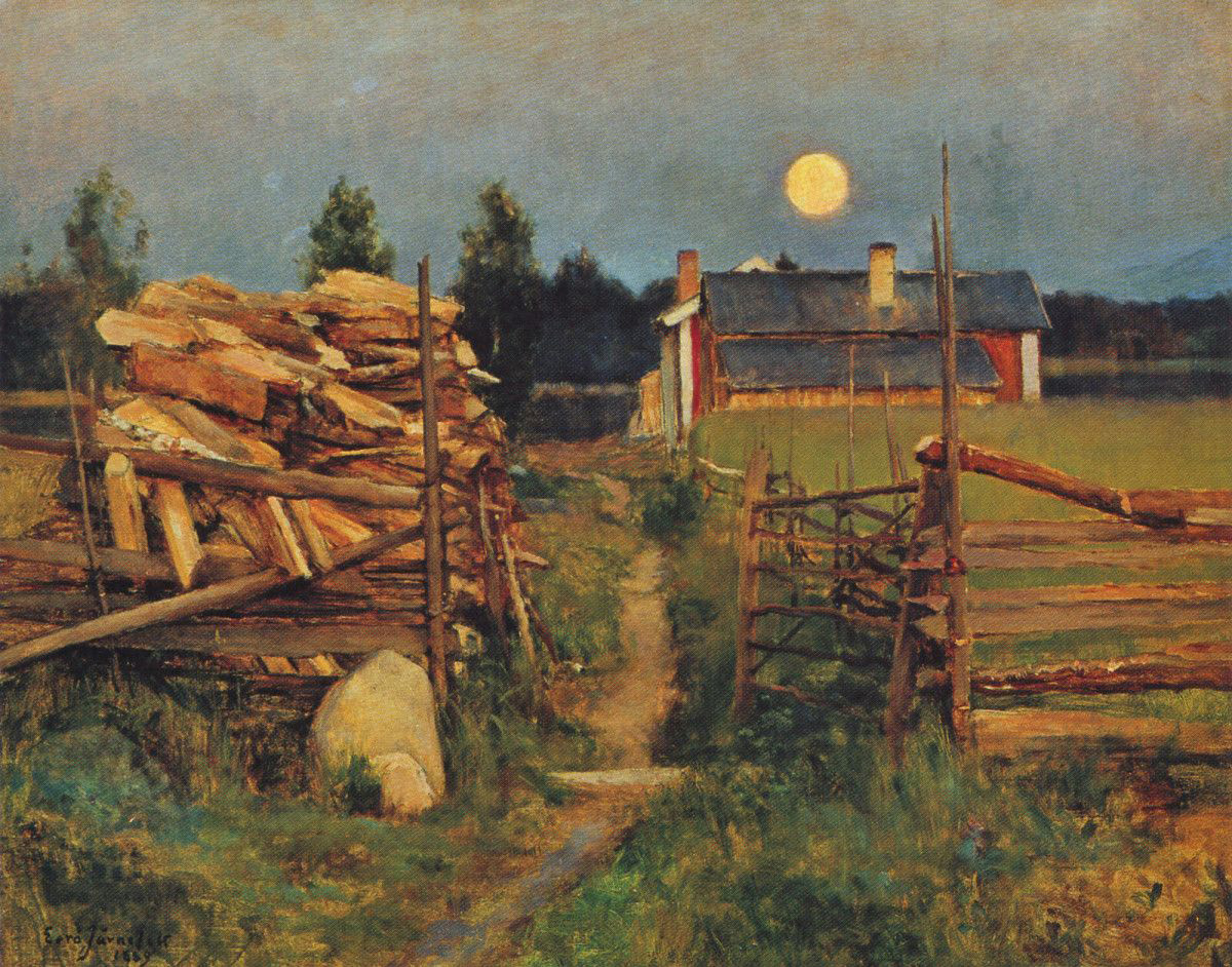 a midsummer night's moon[